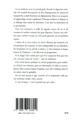 Clerc Roger – Yoga de l&rsquo;énergie, Trente leçons sur la concentration, stabiliser le mental, fixer la pensée (ISBN: 9782876013704)